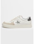 Calvin Klein Jeans Pantofi sport cu detalii din piele - Gri deschis/Alb optic