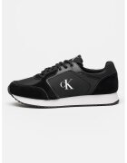 Calvin Klein Jeans Pantofi sport cu garnituri din piele intoarsa Retro Runner - Negru