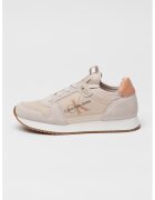 Calvin Klein Jeans Pantofi sport cu model colorblock si logo - Alb optic/Grej