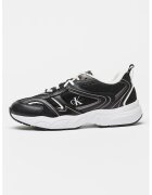 Calvin Klein Jeans Pantofi sport demiwedge cu garnituri din material sintetic - Alb/Negru/Gri