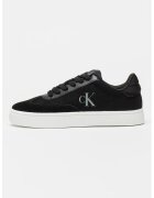 Calvin Klein Jeans Pantofi sport din material textil cu garnituri din piele intoarsa - Negru