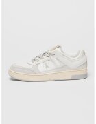 Calvin Klein Jeans Pantofi sport din piele Basket Cup - Alb/Maro taupe deschis