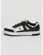Calvin Klein Jeans Pantofi sport din piele Basket Cup - Negru/Alb optic