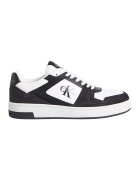 Calvin Klein Jeans Pantofi sport din piele cu detaliu logo - Alb/Negru