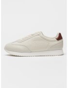 Calvin Klein Jeans Pantofi sport din piele cu garnituri din piele ecologica - Gri deschis