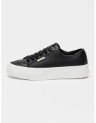 Calvin Klein Jeans Pantofi sport flatform de piele - Negru