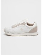 Calvin Klein Jeans Pantofi sport low-cut cu detaliu logo - Alb/Bej