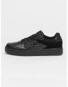 Calvin Klein Jeans Pantofi sport low-cut cu garnituri de piele intoarsa - Negru