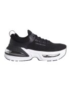 Calvin Klein Jeans Pantofi sport low-cut cu insertii din material textil - Alb/Negru
