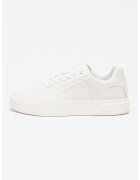 Calvin Klein Jeans Pantofi sport low-cut de piele - Alb optic