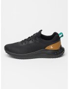 Calvin Klein Jeans Pantofi sport low-cut din plasa - Negru/Caramel