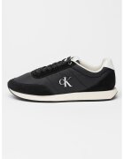 Calvin Klein Jeans Pantofi sport low-cut Retro Runner - Negru/Alb murdar