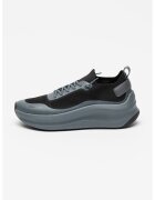 Calvin Klein Jeans Pantofi sport wedge din material textil - Negru/Gri carbune