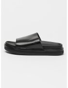 Calvin Klein Jeans Papuci din piele ecologica cu monograma discreta - Negru
