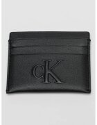 Calvin Klein Jeans Portcart de piele ecologica cu logo - Negru