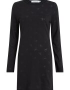 Calvin Klein Jeans Rochie bodycon din amestec de bumbac organic - Negru