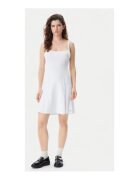 Calvin Klein Jeans Rochie casual Dama - Alb - 80% bumbac - 17% poliamida - 3% elastan