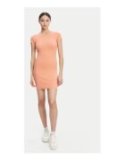 Calvin Klein Jeans Rochie casual Dama - coral - 93% bumbac - 7% elastan -