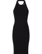 Calvin Klein Jeans Rochie halter striata - Negru