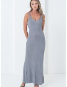Calvin Klein Jeans Rochie maxi tricotata - Gri inchis