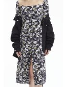 Calvin Klein Jeans Rochie Midi cu slit in fata