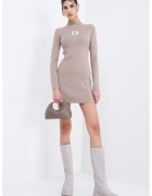 Calvin Klein Jeans Rochie mini cambrata cu striatii