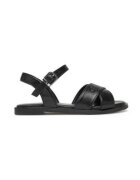 Calvin Klein Jeans Sandale copii - negru - piele ecologica