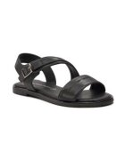 Calvin Klein Jeans Sandale copii - piele ecologica - negru