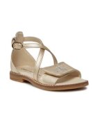 Calvin Klein Jeans Sandale copii - piele naturala - auriu -