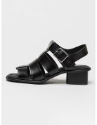 Calvin Klein Jeans Sandale din piele ecologica - Negru
