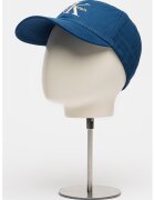 Calvin Klein Jeans Sapca baseball ajustabila cu logo brodat - Alb/Albastru inchis