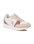 Calvin Klein Jeans Tenisi dama alb - Alb/Roz