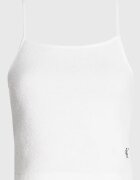 Calvin Klein Jeans Top Crop cu logo discret