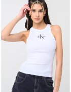 Calvin Klein Jeans Top din amestec de bumbac cu logo