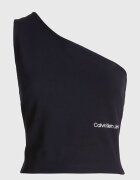 Calvin Klein Jeans Top slim fit cu decolteu pe un umar -