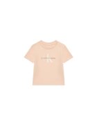 Calvin Klein Jeans Tricou copii - bumbac/elastan - roz - 98cm