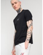 Calvin Klein Jeans Tricou cu decolteu la baza gatului si logo - Negru