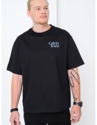 Calvin Klein Jeans Tricou cu imprimeu logo - Negru