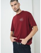 Calvin Klein Jeans Tricou cu logo - Visiniu