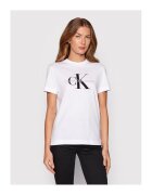 Calvin Klein Jeans Tricou dama - alb - bumbac -