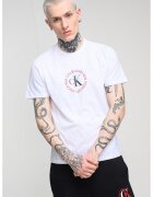 Calvin Klein Jeans Tricou de bumbac cu logo - Alb optic