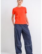 Calvin Klein Jeans Tricou din bumbac cu logo brodat - Rosu