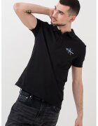 Calvin Klein Jeans Tricou polo cu logo - Albastru prafuit/Negru stins/Alb optic