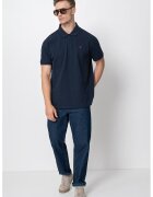 Calvin Klein Jeans Tricou polo de bumbac pique - Bleumarin