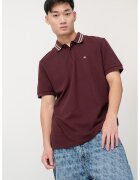 Calvin Klein Jeans Tricou polo din bumbac - Violet pruna