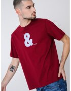 Calvin Klein Jeans Tricou relaxed fit cu imprimeu - Visiniu