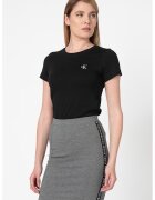 Calvin Klein Jeans Tricou slim fit din bumbac organic J20J212883 - Negru
