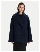 Calvin Klein Palton dama bleumarin - lana