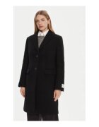 Calvin Klein Palton dama - negru - 70% lana reciclata - 30% poliester - Negru
