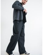 Calvin Klein Pantaloni baggy din bumbac - Negru
